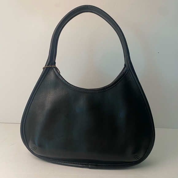 Vintage Coach 9027 Mini Ergo Black Leather Purse Bag Adorable! - Picture 10 of 11